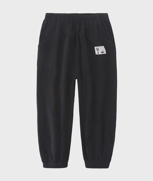 Linnen Kinderbroeken voor Jongens en Meisjes - Zomerse Lange Broek met Elastische Taille (100-160cm)