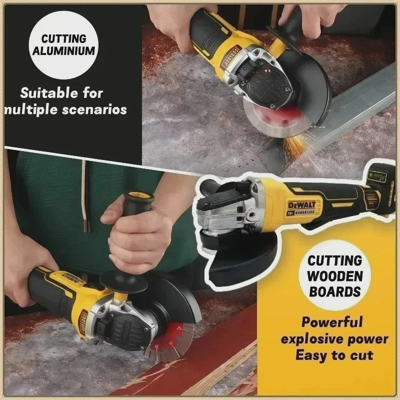 Dewalt DCG406 Accu Haakse Slijper 125mm - Borstelloos, 9000 RPM