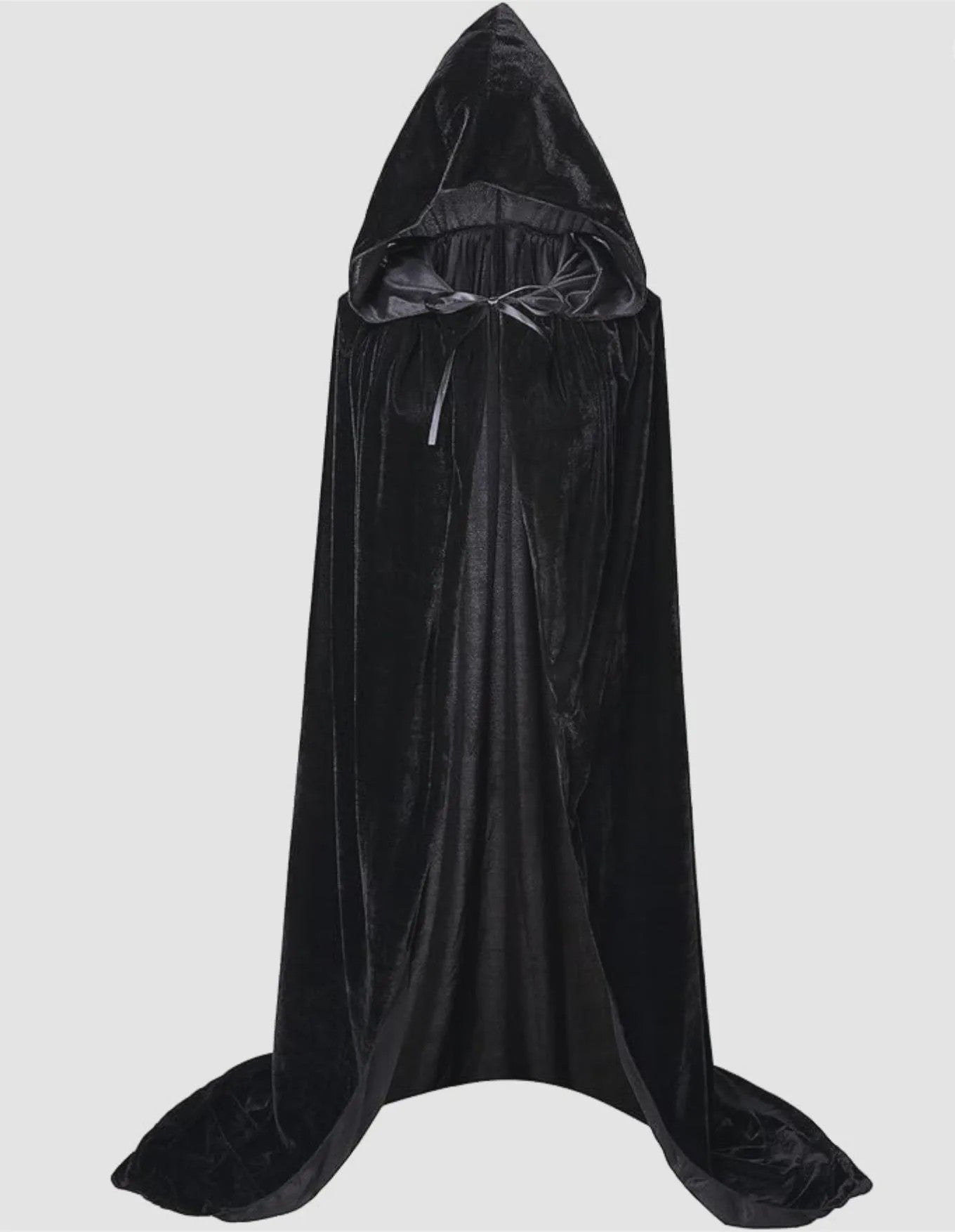 Luxe Fluwelen Cape met Capuchon - Middeleeuws, Heks, Vampier, Halloween & Cosplay Kostuum