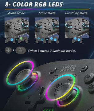 Draadloze Pro Controller met Programmeerbare Functies voor Switch & PC