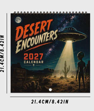 2027 Kalender: Mysterieuze Wezens & Buitenaardse Beschavingen - Jaarplanner