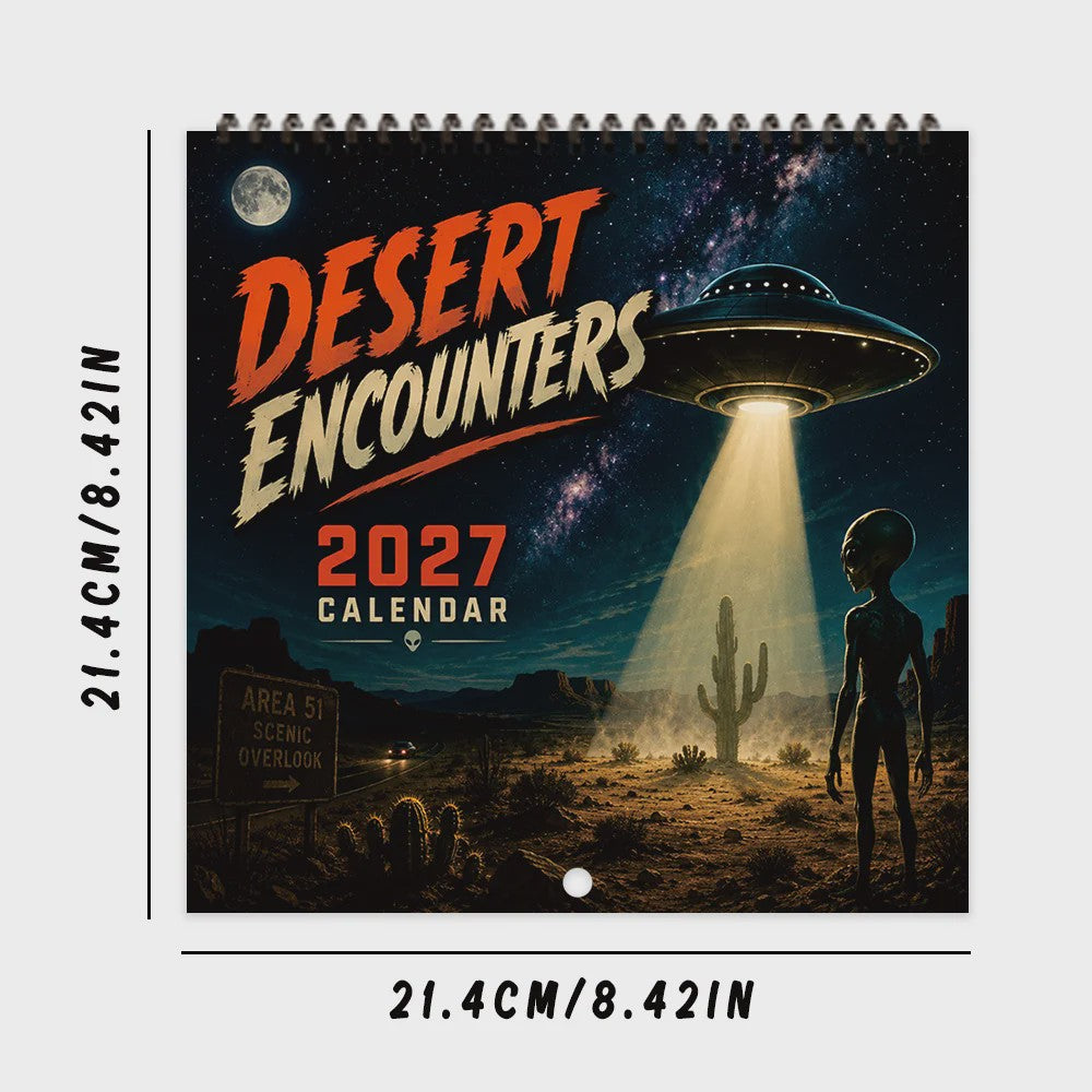 2027 Kalender: Mysterieuze Wezens & Buitenaardse Beschavingen - Jaarplanner