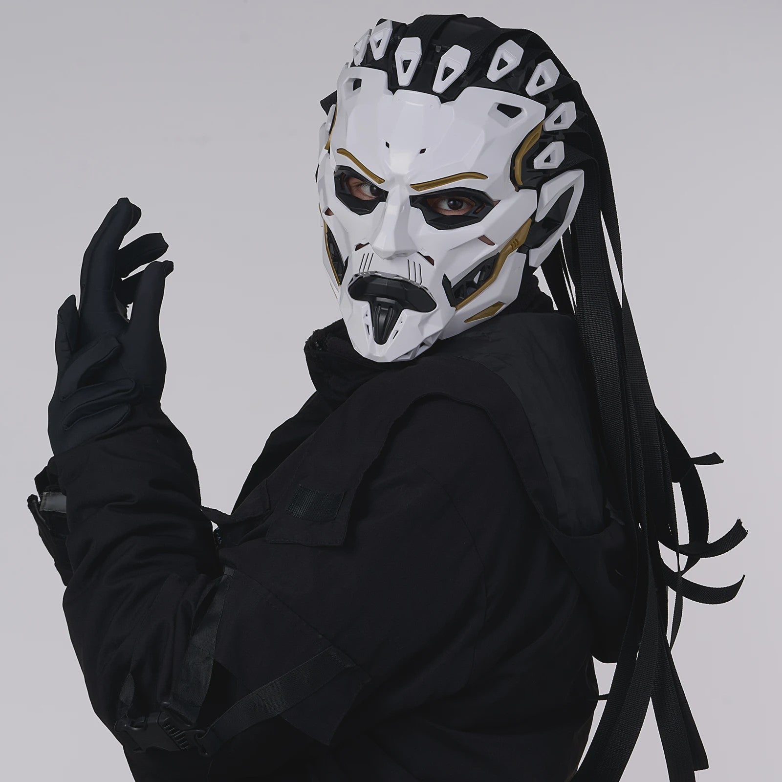 Futuristische Punk Cosplay Masker - Halloween & Feest Accessoire