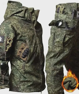 Tactisch Camouflage Heren Set - Waterdicht & Warm voor Buitenactiviteiten