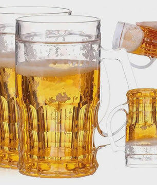 Realistische Valse Bierpul 450ml - Grappige Mok met Handvat voor Feestjes & Pranks