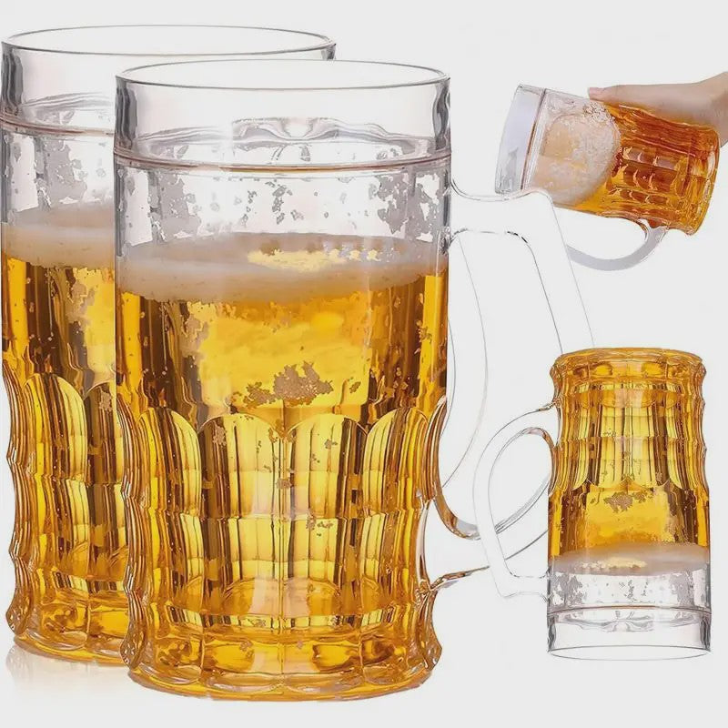 Realistische Valse Bierpul 450ml - Grappige Mok met Handvat voor Feestjes & Pranks