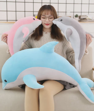 Zachte Pluche Dolfijn Knuffel - Verkrijgbaar in Maten 30-160CM - Perfect Cadeau voor Kinderen