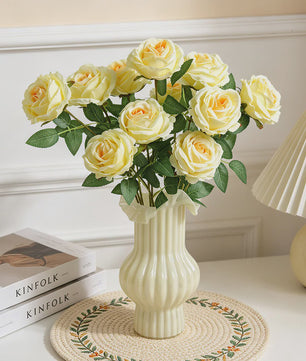 Set van 5 of 10 Kunst Rozen (50cm) - Realistische Nepbloemen voor Decoratie