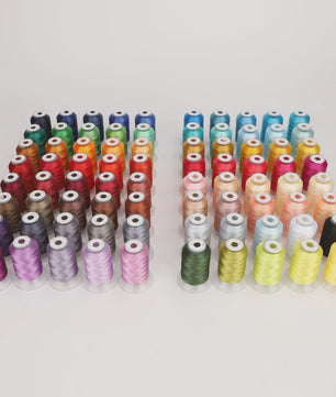 80 Kleuren Premium Polyester Borduurzijde Set - 500M Spoelen voor Huisborduurmachines