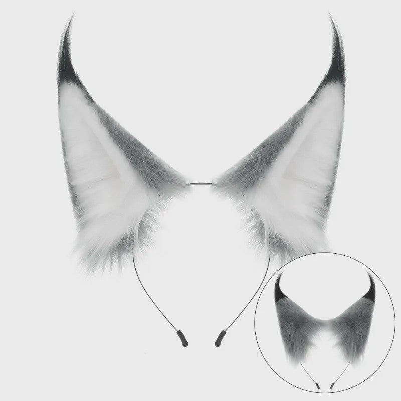 Furry Lynx Oren & Staart Set - Cosplay Accessoires