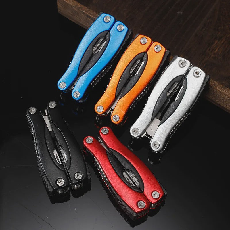 Compacte Multitool Tang met Mes, Schroevendraaier & Meer - Outdoor & Survival Gereedschap