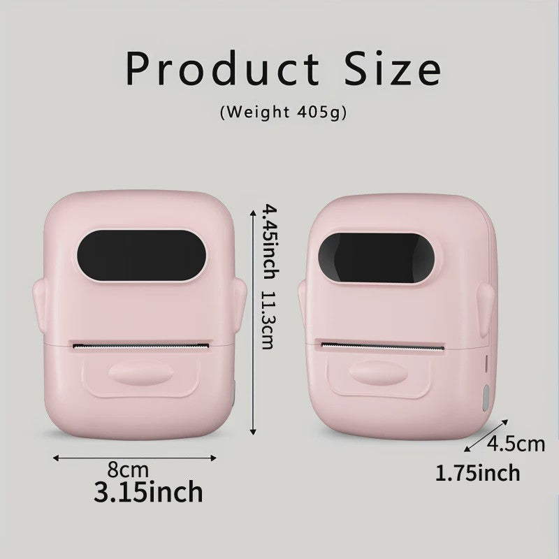 Marklife P50 Protable Thermische Label Printer - Draadloos, Bluetooth, Zelfklevend voor Kantoor & Keuken