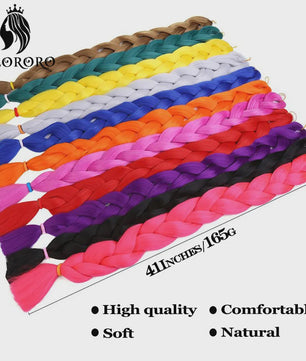 Alororo Jumbo Braids Haarverlenging - 82 Inch Synthetisch Hittebestendig Vlecht Haar