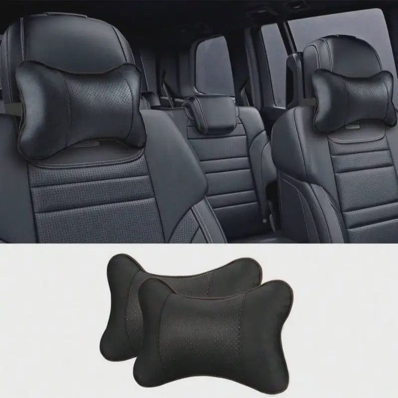 Comfortabele Neksteun Auto Hoofdsteun Kussen - Ademend Mesh Ontwerp
