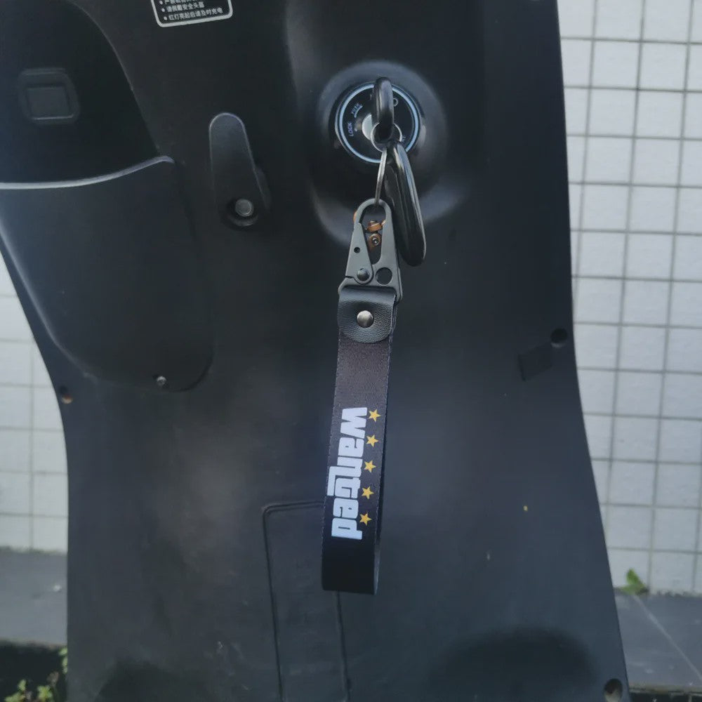 Stoere Nylon Keycord Lanyard met Karabijnhaak - Perfect voor Auto, Motor & Game Fans