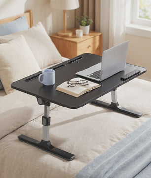 Verstelbare Laptoptafel voor Bed & Bank - Inklapbaar, Met Tablet/Telefoonhouder