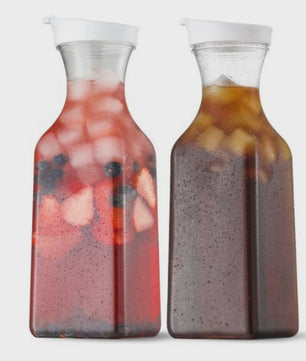 1000ML Vierkante Sapkan van Kunststof met Deksel - Ideaal voor Koelkast en Voorraadkast