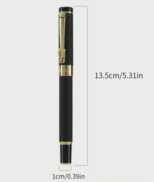 Luxe Metalen Vulpen met Iridium Punt (0.5mm) - Stijlvol Schrijven voor Kantoor en School