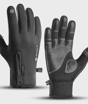 Warme Fleece Handschoenen met Touchscreen - Waterdicht & Winddicht voor Fietsen, Vissen en Buitenactiviteiten