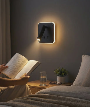 Draaibare LED Wandlamp Aluminium - 350° Rotatie, Dubbele CCT (3000K/6500K)