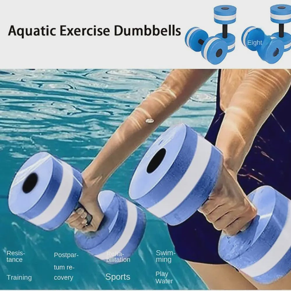 Multicolor EVA Water Dumbbells voor Aquatische Fitness en Zwembad Oefeningen