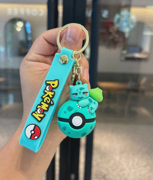 Pokémon Sleutelhanger Set met Pikachu, Eevee & Charmander - Leuke Anime Accessoire voor Tassen & Rugzakken