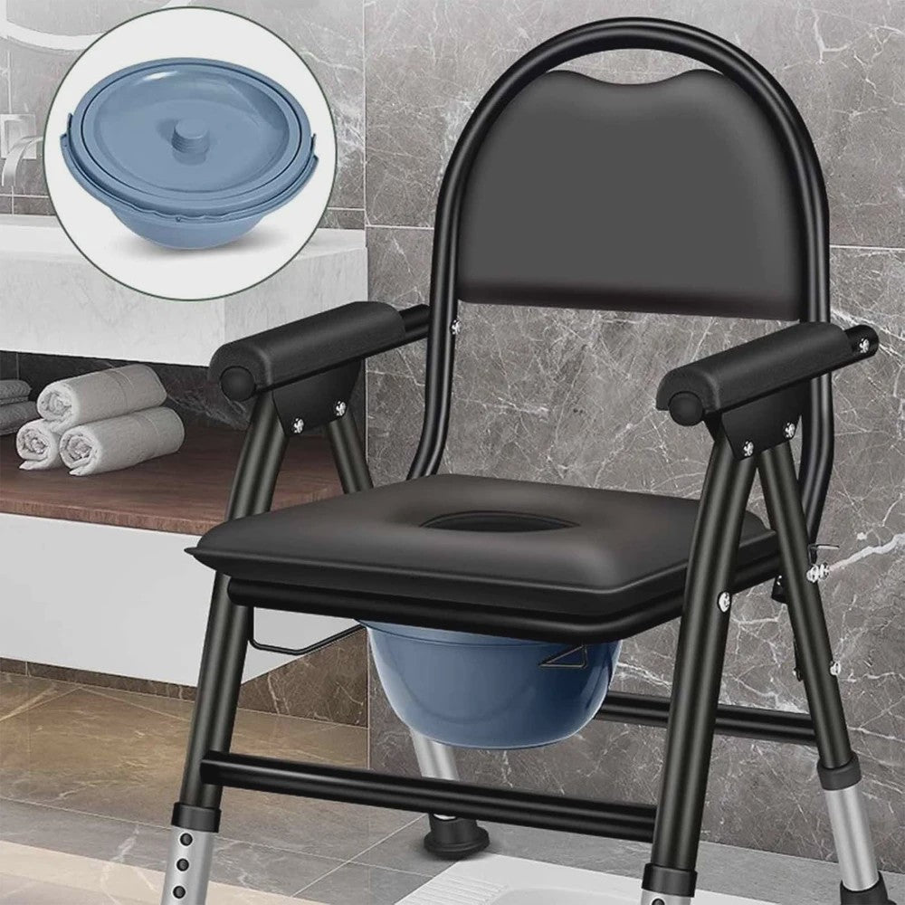 Opklapbare Toiletstoel - Multifunctioneel, Draagbaar & Ruimtebesparend