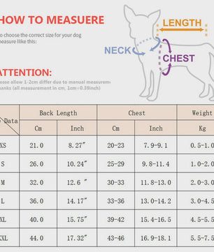 Warme Gebreide Hondentrui voor Kleine Honden - Chihuahua, Yorkshire Terrier & Puppy