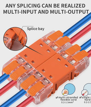 JINH CMK64 Snelkoppeling Klemmenblokken - 2/3/4-polig, Splicing Elektrische Connectoren