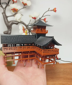 Miniatuur Japanse Paviljoen Decoratie - Zen Tuin, Aquarium & Bonsai Ornament