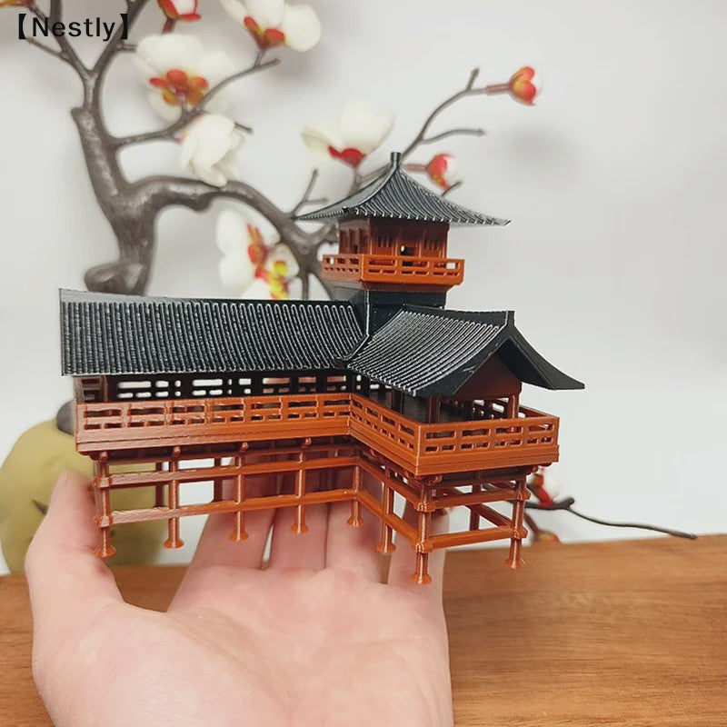 Miniatuur Japanse Paviljoen Decoratie - Zen Tuin, Aquarium & Bonsai Ornament