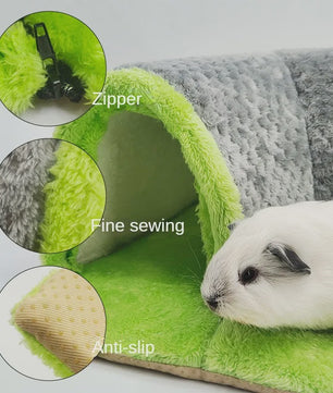 Pluche Hamster Speeltunnel - Warm Hol voor Kleine Huisdieren