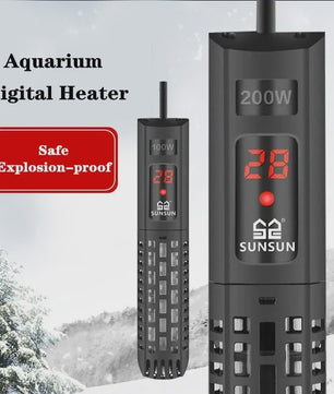 Aquarium Verwarmer met LCD Display - Instelbare Temperatuur & Thermostaat