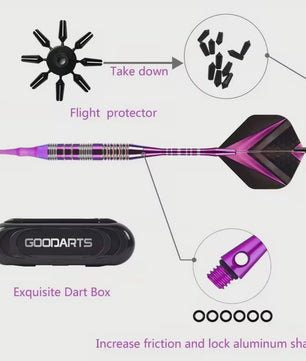 TRALOW Soft Tip Darts Set met Elektronisch Dartbord & Protector - Perfect voor Feestjes, Competities en Familie Spelletjes