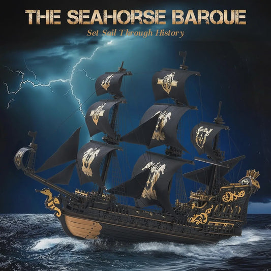 Robotime ROKR Houten 3D Puzzel Model Schepen - Zeeparel Barque