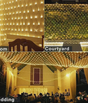 LED Net Verlichting 1.5x1.5M tot 8x10M - Sfeervolle Tuin & Feestdecoratie