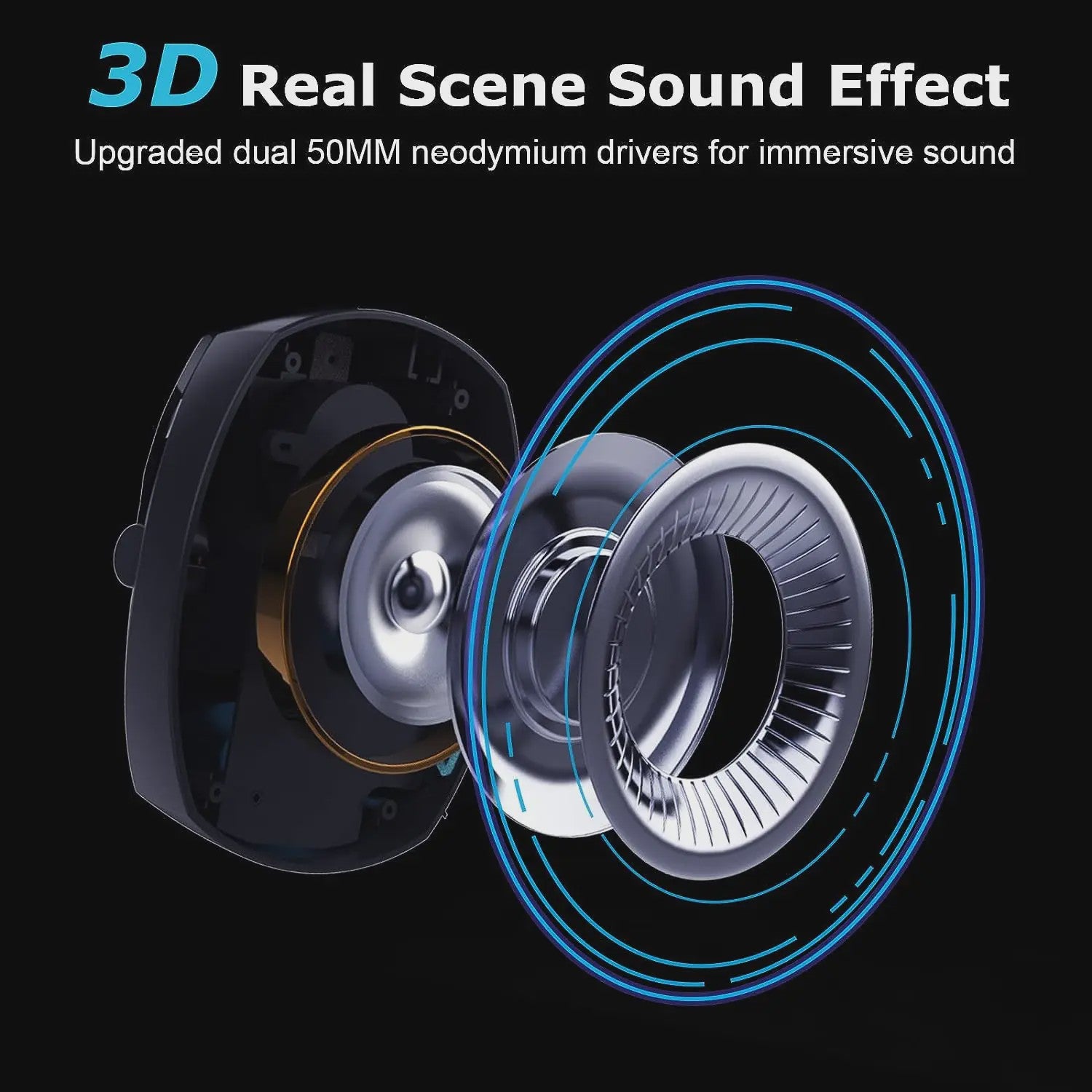 Draadloze Gaming Headset met Noise Cancelling Microfoon - 2.4G, Bluetooth & USB/3.5mm