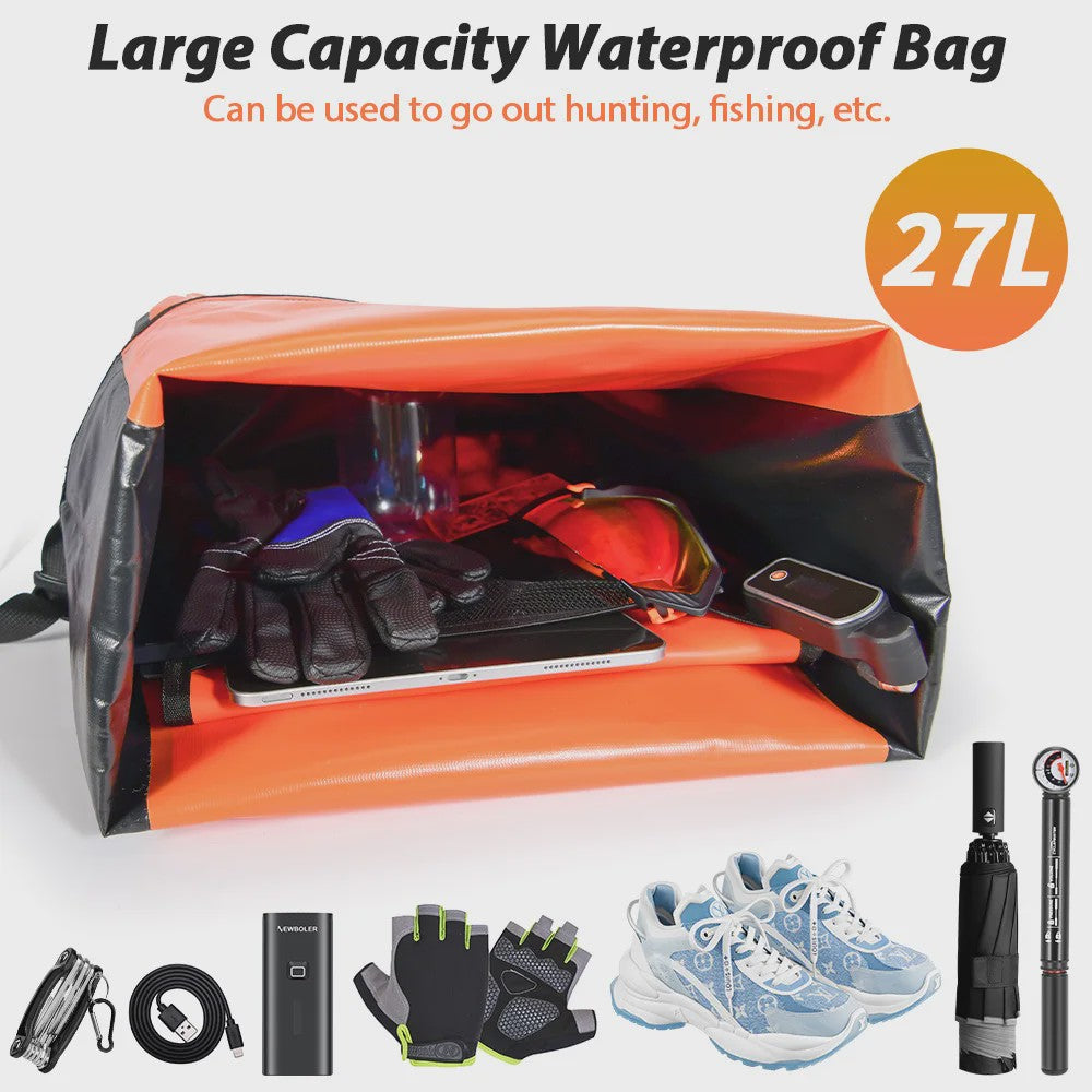 Waterdichte Fietstas 27L - Grote Capaciteit Achterdrager Bagage voor Fiets & E-bike