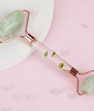 Natuurlijke Jade Roller Gezichtsmassager - Huidverzorging & Ontspanning