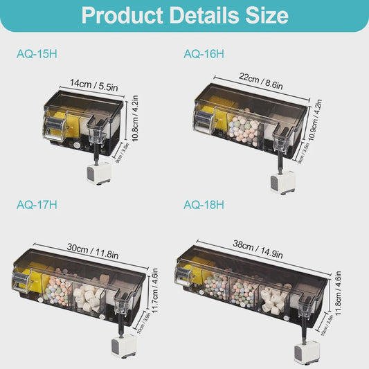 Multifunctioneel Aquarium Filter met Waterval & 4-Traps Filtratie - Stil & Zuurstofrijk
