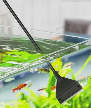 Aquarium Schraper: Dubbelzijdig Algenverwijderaar voor Glas en Zand