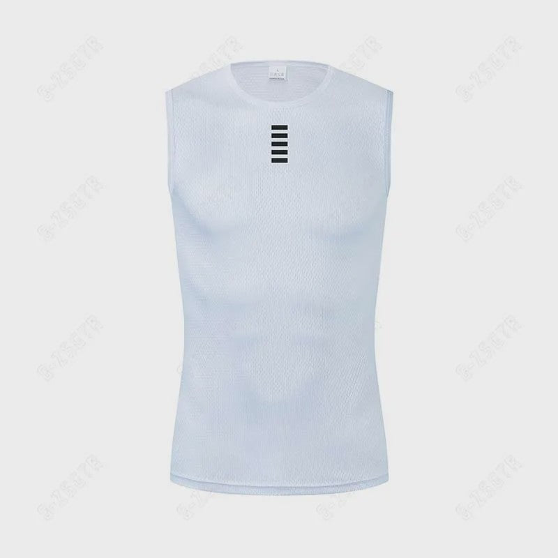 Heren Wielren Base Layer - Sneldrogend en Reflecterend Sportonderhemd