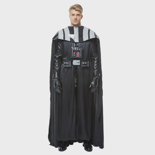 Darth Vader Cosplay Kostuum Heren - Compleet Halloween Verkleedpak met Cape
