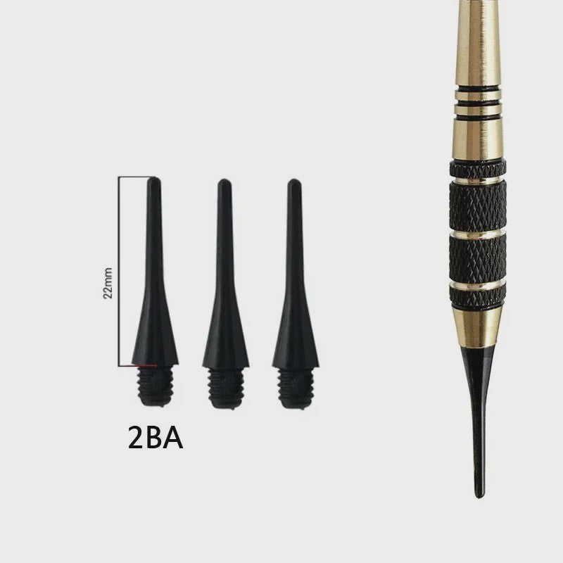 Set van 3 Professionele Soft Darts (18g) met Messing Barrels, Zwarte Kleur en Accessoires