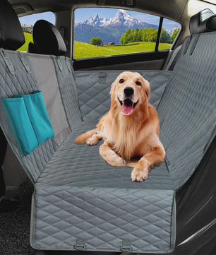 Waterdichte Hond Auto Stoelhoes & Hamac Beschermer met Veiligheidsgordel