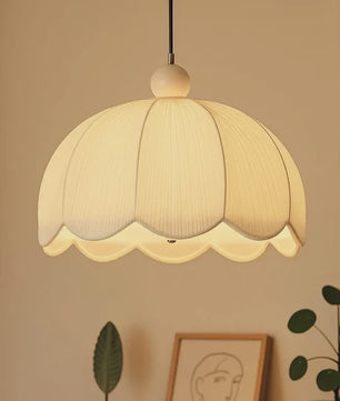 Wabi Sabi Plissé Hanglamp - Japanse Stijl Stoffen Plafondlamp voor Woonkamer, Eetkamer & Slaapkamer