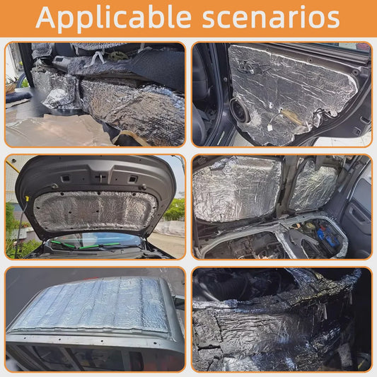 10mm Dikke Zelfklevende Auto Isolatie & Geluidsisolatie Mat - Schokabsorberend DIY