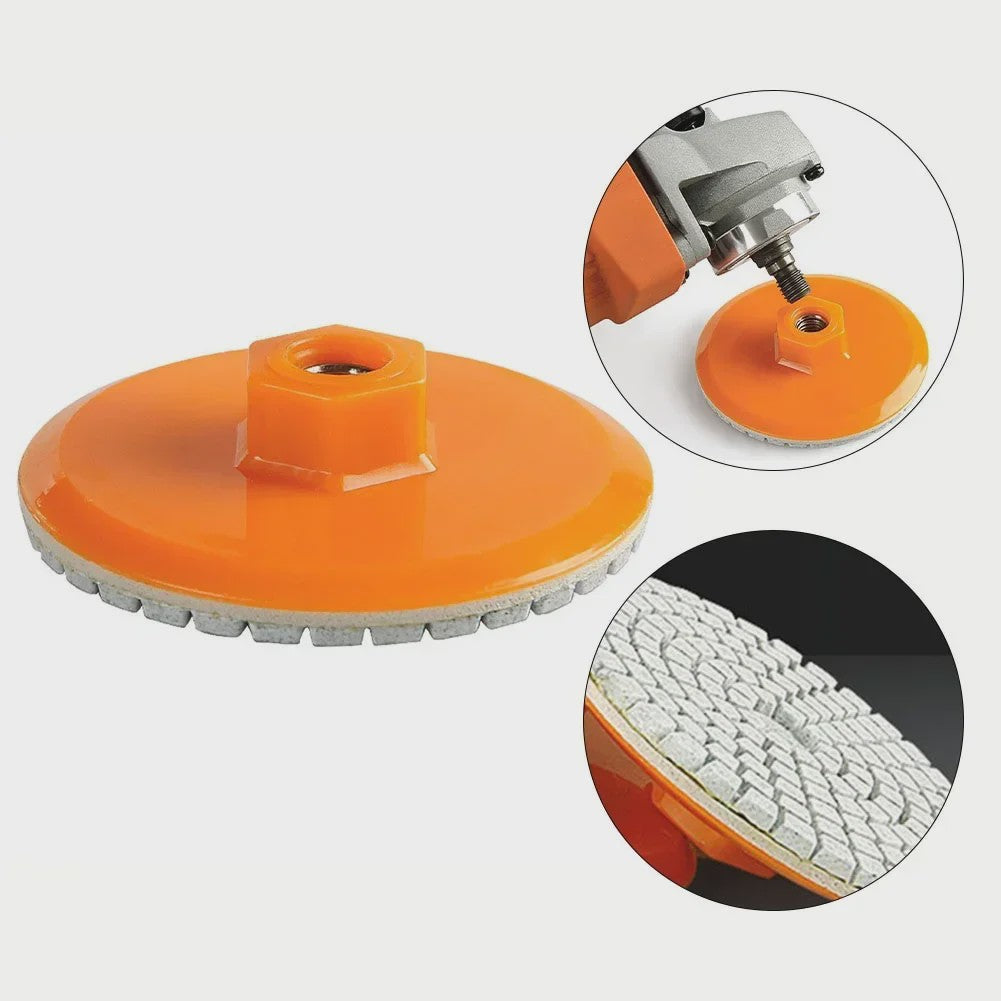 80mm Polijstschijf - Nat/Droog Schuren van Steen, Beton & Graniet