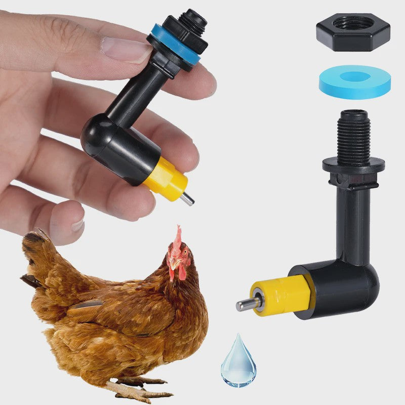 Automatische Nipler Drinkbakjes voor Pluimvee - 2, 4 of 6 Stuks
