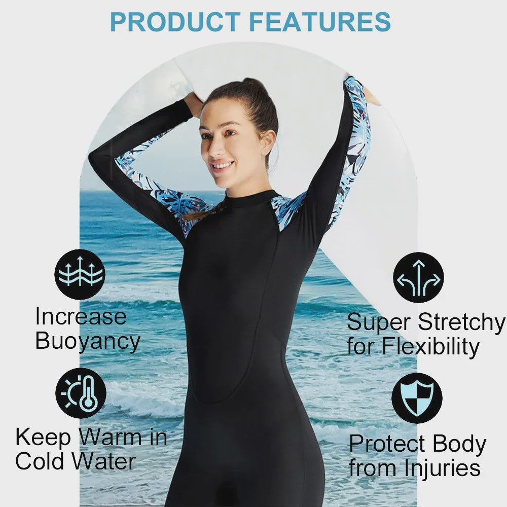 Dames Wetsuit 3mm Neopreen - Warm, Flexibel & Duurzaam voor Duiken, Surfen & Zwemmen